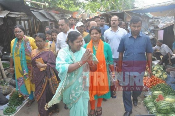 Criminals' entry into Politics: Most Tainted Crime Queen Pratima Bhowmik begins door to door campaigning as West Tripura BJP MP candidate